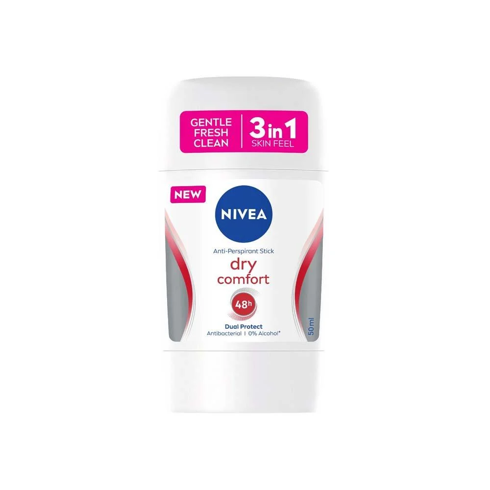 استیک ضد تعریق زنانه نیوا NIVEA مدل درای کامفورت Dry Comfort، حجم 50ML