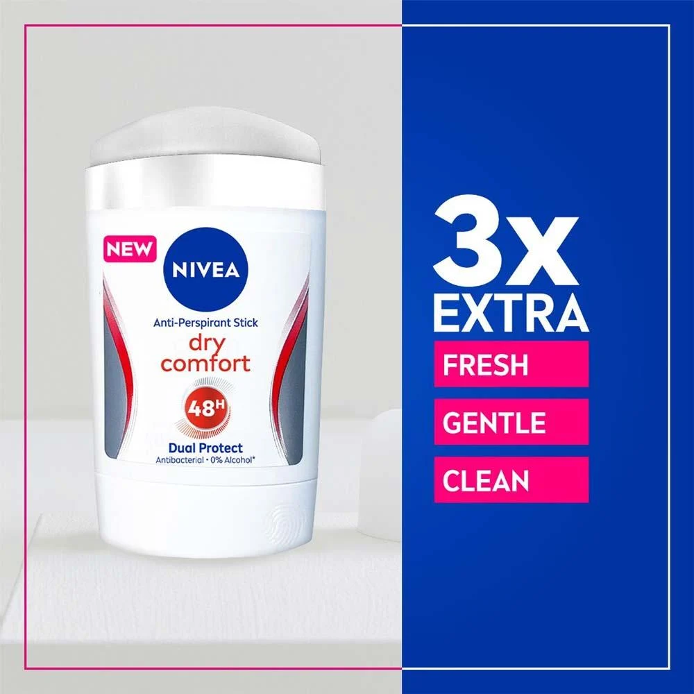 استیک ضد تعریق زنانه نیوا NIVEA مدل درای کامفورت Dry Comfort، حجم 50ML - Image 3