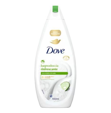 شامپو بدن کرمی داو Dove حاوی عصاره خیار، حجم 500ML